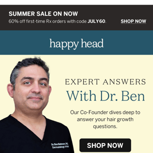 Hair Advice from Dr. Ben