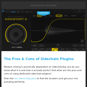 🔗 Instant Pump Effects with Sidechain Plugins 