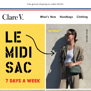 CV Seen Around Town – Clare V.