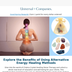 Offer Bliss & Balance with Chakra Crystal Therapy