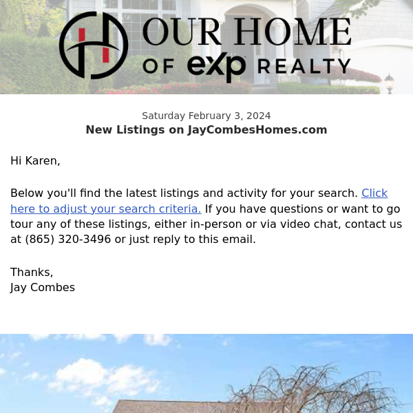 New Property Listings on JayCombesHomes.com