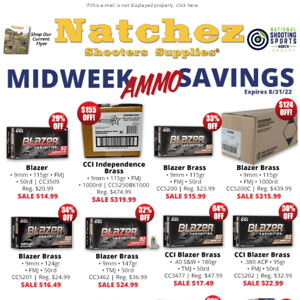 Midweek Ammo Savings!