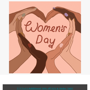 🙎🏿‍♀️🙎🏾‍♀️🙎🏼‍♀️🙎‍♀️🙎🏻‍♀️HAPPY INTERNATIONAL WOMEN’S DAY!!