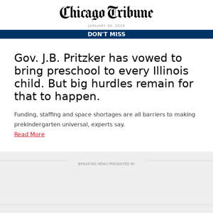 Gov. J.B. Pritzker has vowed to bring preschool to every Illinois child. But big hurdles remain for that to happen.
