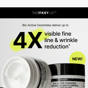 4X visible fine line & wrinkle reduction 😱