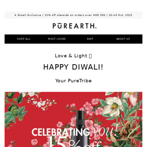 Celebrate this Diwali with Purearth 🪔