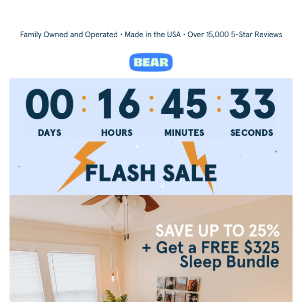 Flash Sale Extended! ⚡️ Free $325 Sleep Bundle