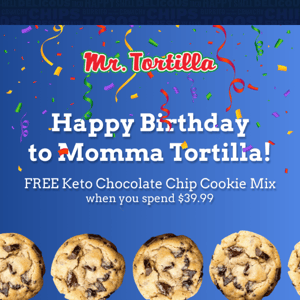 FREE cookies because we’re celebrating!