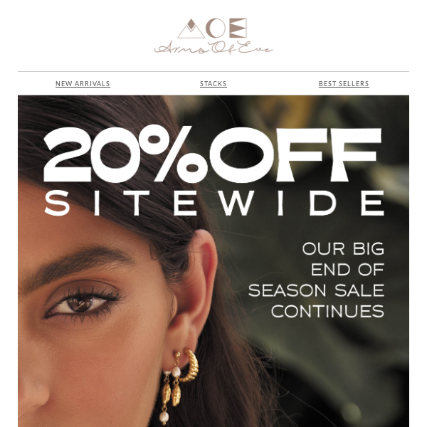 20% OFF SITE WIDE* CONTINUES 🛍️