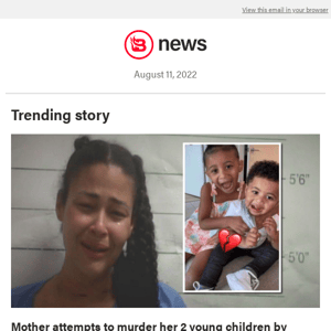 Mother attempts to murder her 2 young children by slitting their throats. She then FaceTimes their father and goes live on social media