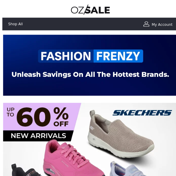 NEW! Skechers For Her Up To 60% Off