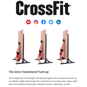 EOD 230430: The Strict Handstand Push-Up