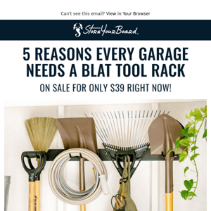 🤩 Limited Time: Get the Best Yard Tool Rack