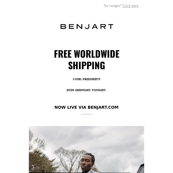 Free WorldWide Shipping - Available For 4 Hours - FREESHIP29 - Benjart.com