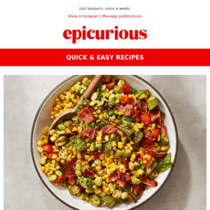 Welcome to our quick & easy recipes newsletter!