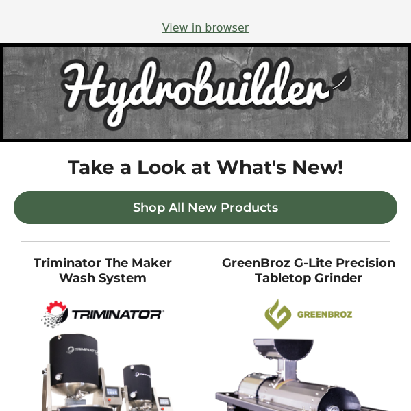 New Products Alert! ✨ Triminator, GreenBroz, & More!