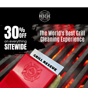 Take 30% OFF the World's Best Grill Cleaning Experience