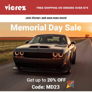 Memorial Day Sale is Live Now!