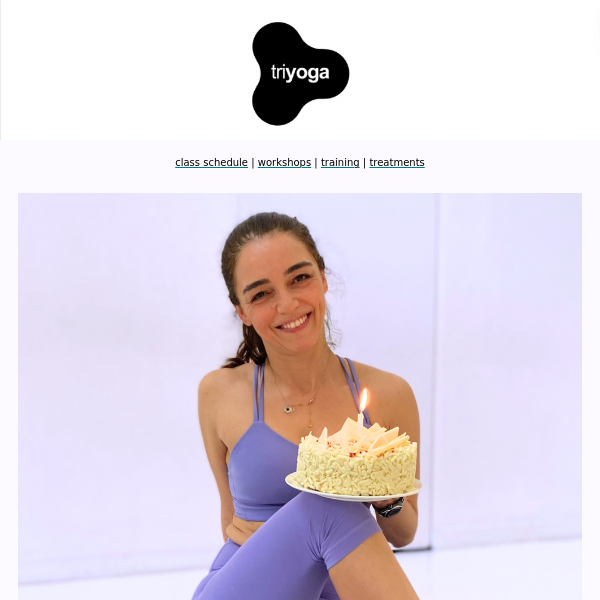 Triyoga, birthday offers extended for the weekend