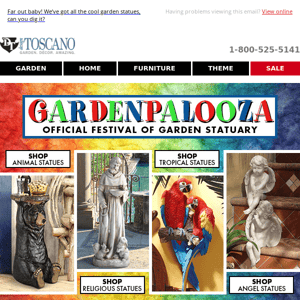 🌼 SHOP Gardenpalooza: Statuary that defined the GARDEN generation 🌼