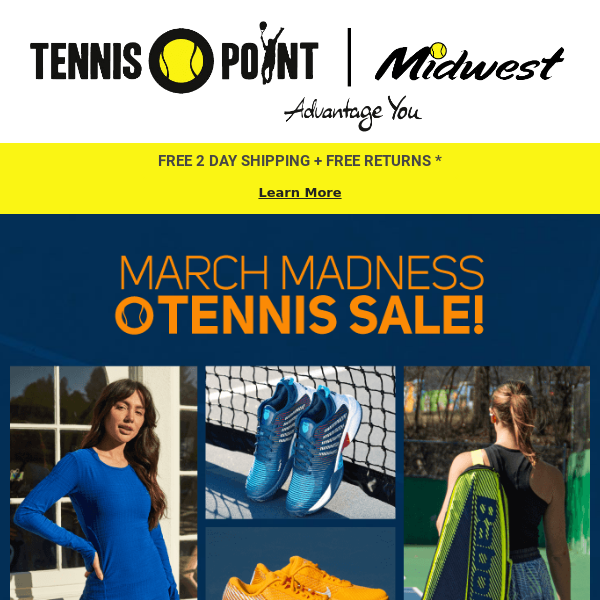 March Madness Tennis Sale!🎾