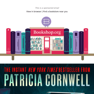 New Patricia Cornwell in paperback