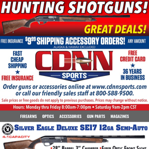 HUNTING SHOTGUNS!! Great Deals! - Call 800-588-9500