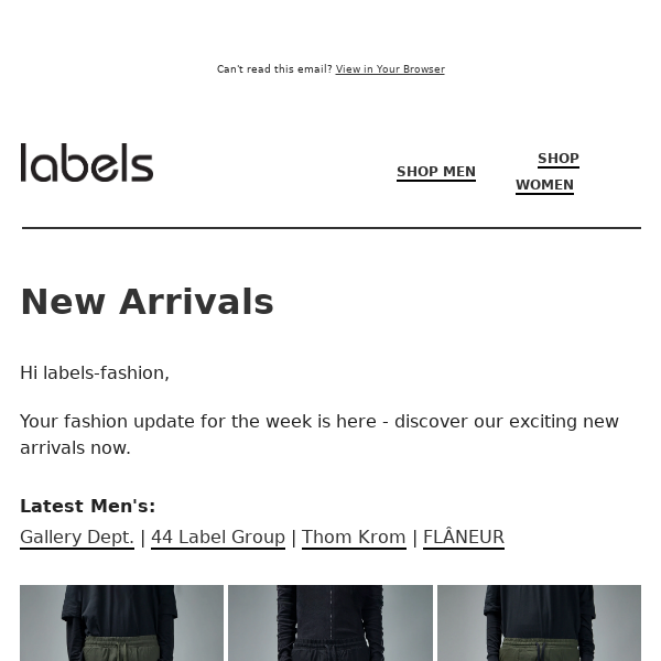 Men's New In Clothes, Explore our New Arrivals