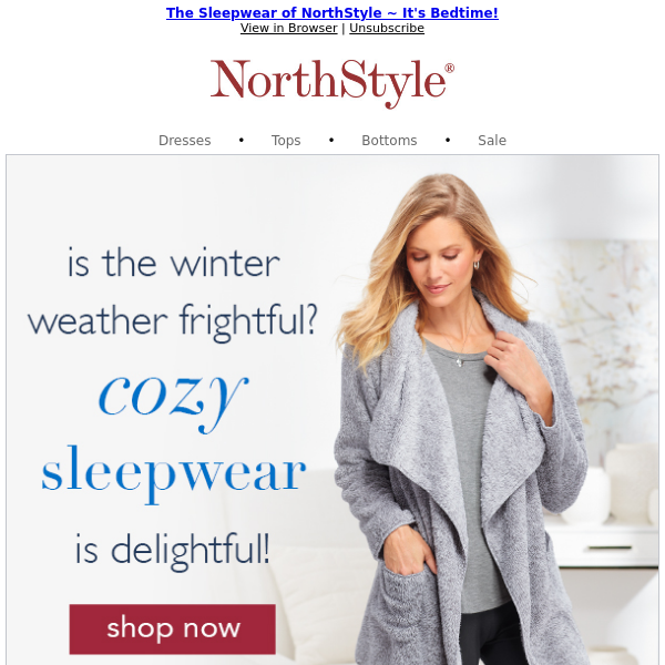 Soft, Plush, Irresistible ~ Sleepwear By NorthStyle ~ Shop Now!