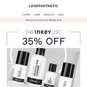 TODAY: 35% Off The Inkey List 😍