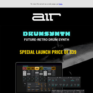 Create the perfect kit for your next track with DrumSynth