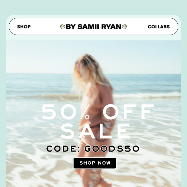 50% OFF SALE SECTION ⭐