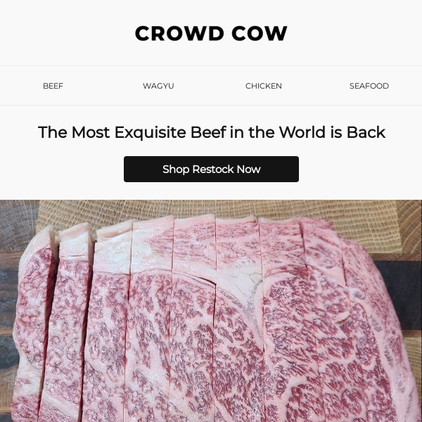 The Biggest Japanese Wagyu Restock of Summer 2022 is HERE