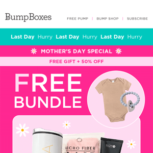 ⏳ Final Day to claim your FREE Mother's Day Bundle!