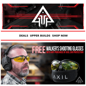 Free Shooting Glasses w/ Axil Ear Pro 🔕