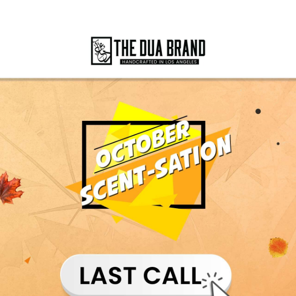 ⏳🚨 FINAL Countdown: October Scent-sation Sale is ending soon! 🍂