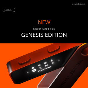 [NEW] Ledger Nano S Plus - Genesis Edition