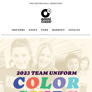 Uniform Color Guide! It's Time to Order