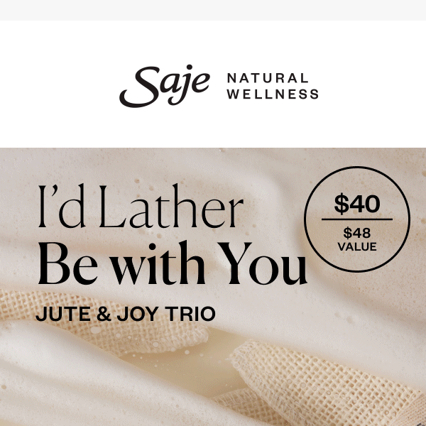 15% off Jute & Joy trio 🛁