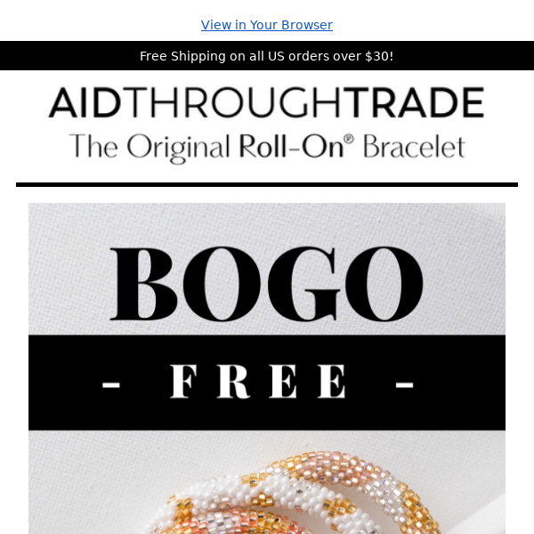 Flash Deal: BOGO Glitter Roll-On® Bracelets!