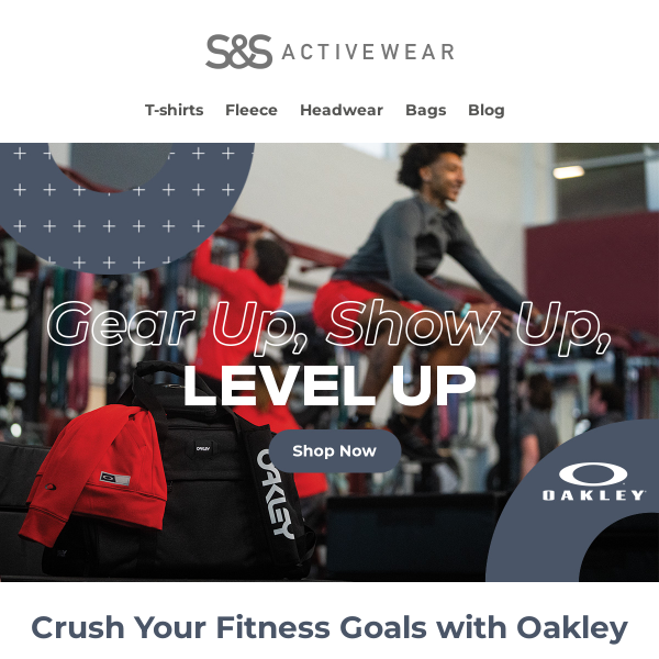 Sweat in Style: Oakley's Fitness Essentials Await!