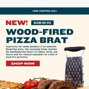 [New!] Wood-Fired Pizza Brat