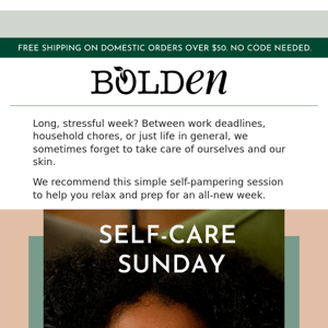 An Idea For Self-Care Sunday 💆🏾‍♀️