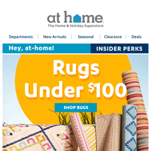 😮 Rugs under $100: That’s how we roll