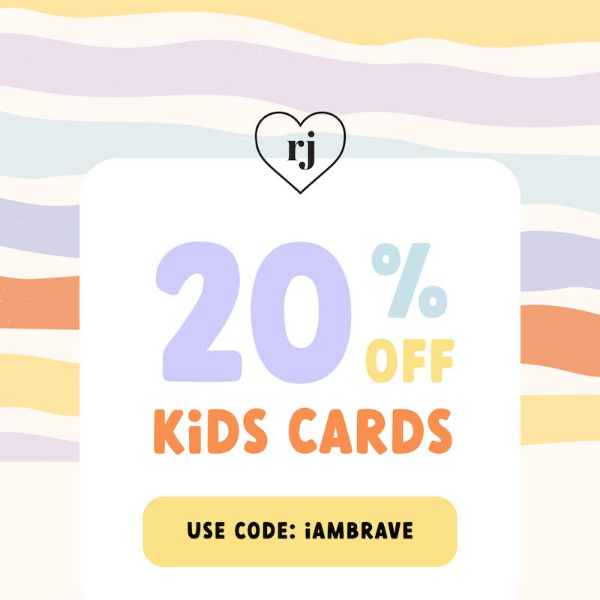 20% off Kids Cards  🌈
