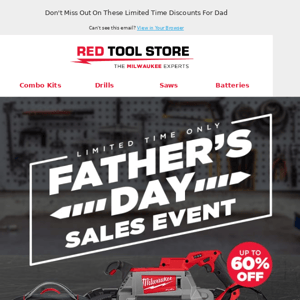 Father's Day Milwaukee Deals Start Now!