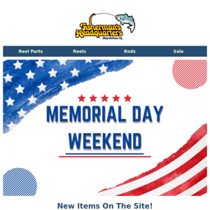 🎣Hooked On Savings: Check Out New, Hot & Sale Items this Memorial Day Weekend!