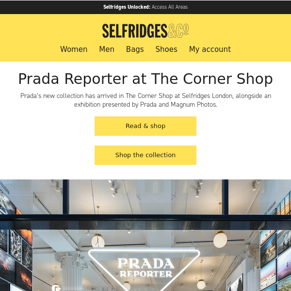 Exclusive to Selfridges: Prada Snow