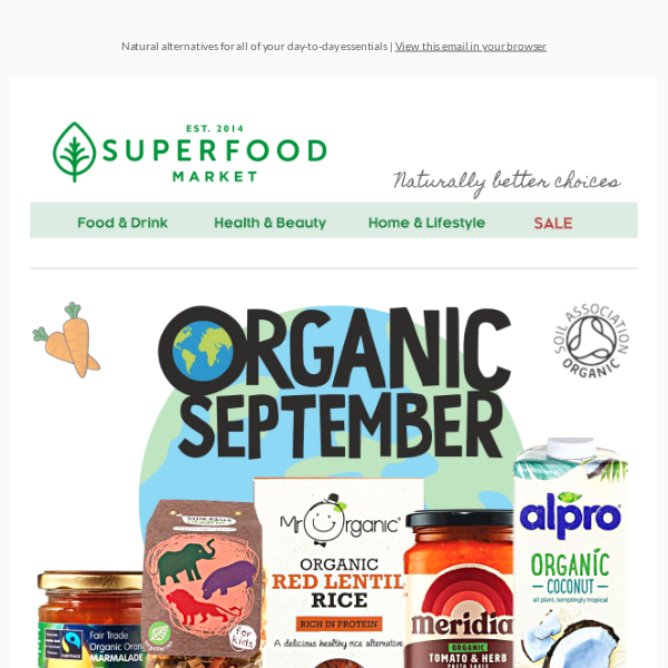 We Love Organic September 🌍