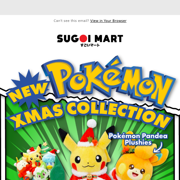 NEW Pokémon Christmas Merch 🌟